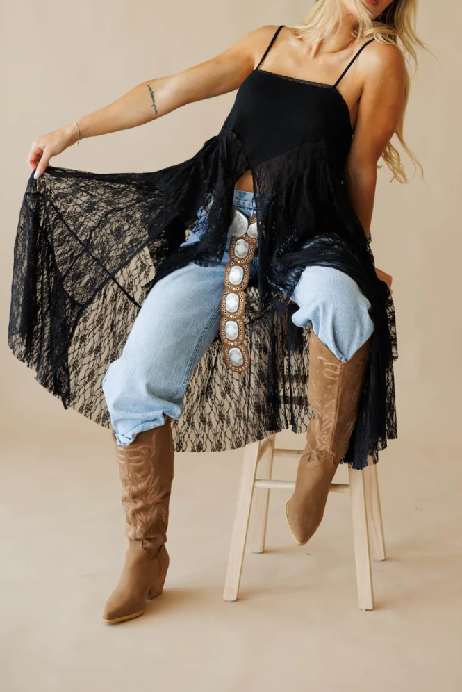 Drifting Away Lace Top
