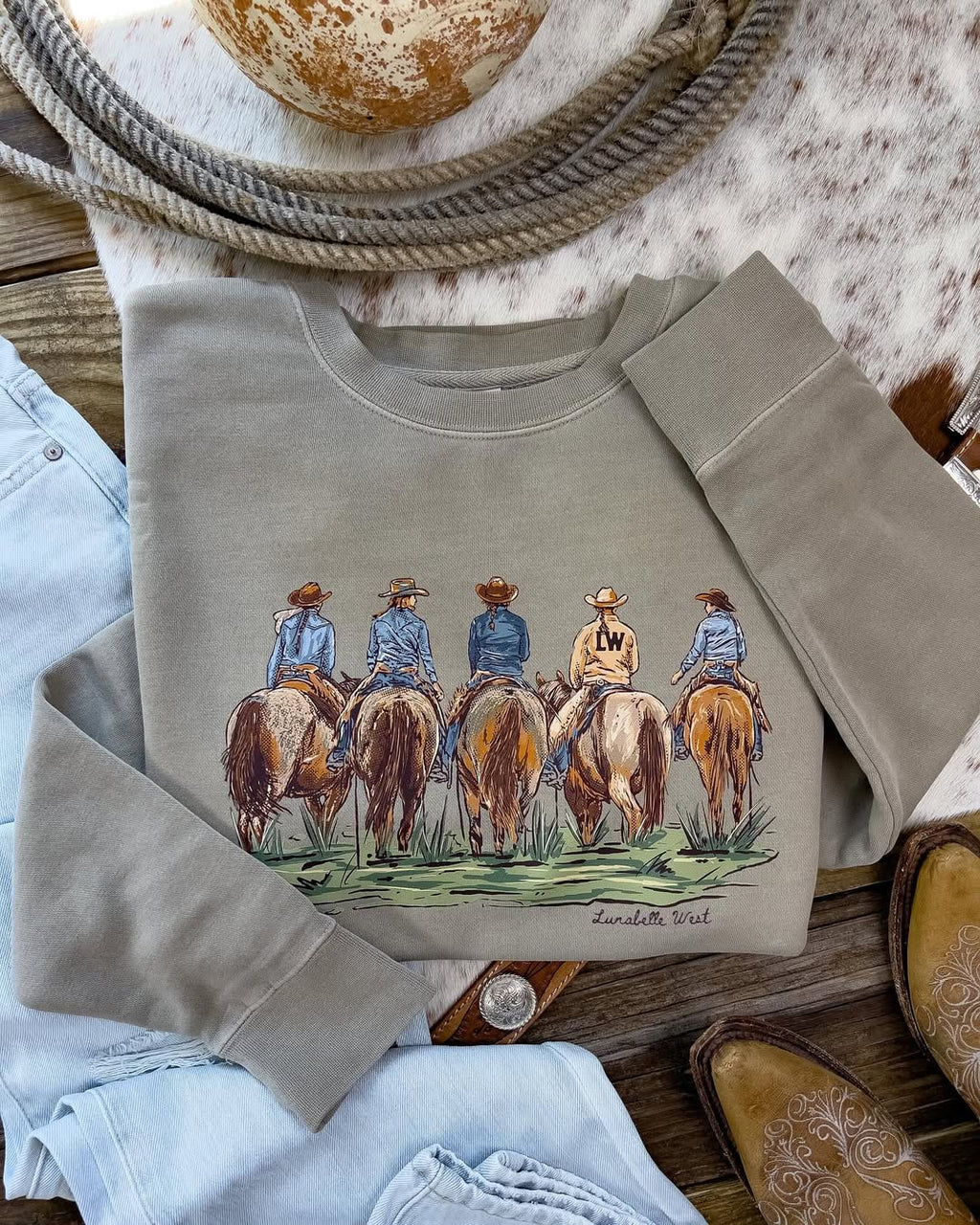Cowgirl Roundup Crewneck