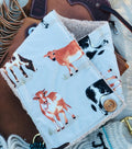 Women's Warm Neck Hood Scarf-dairy Cow
