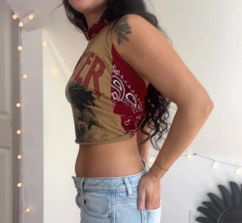 Budweiser Flame Halter Top