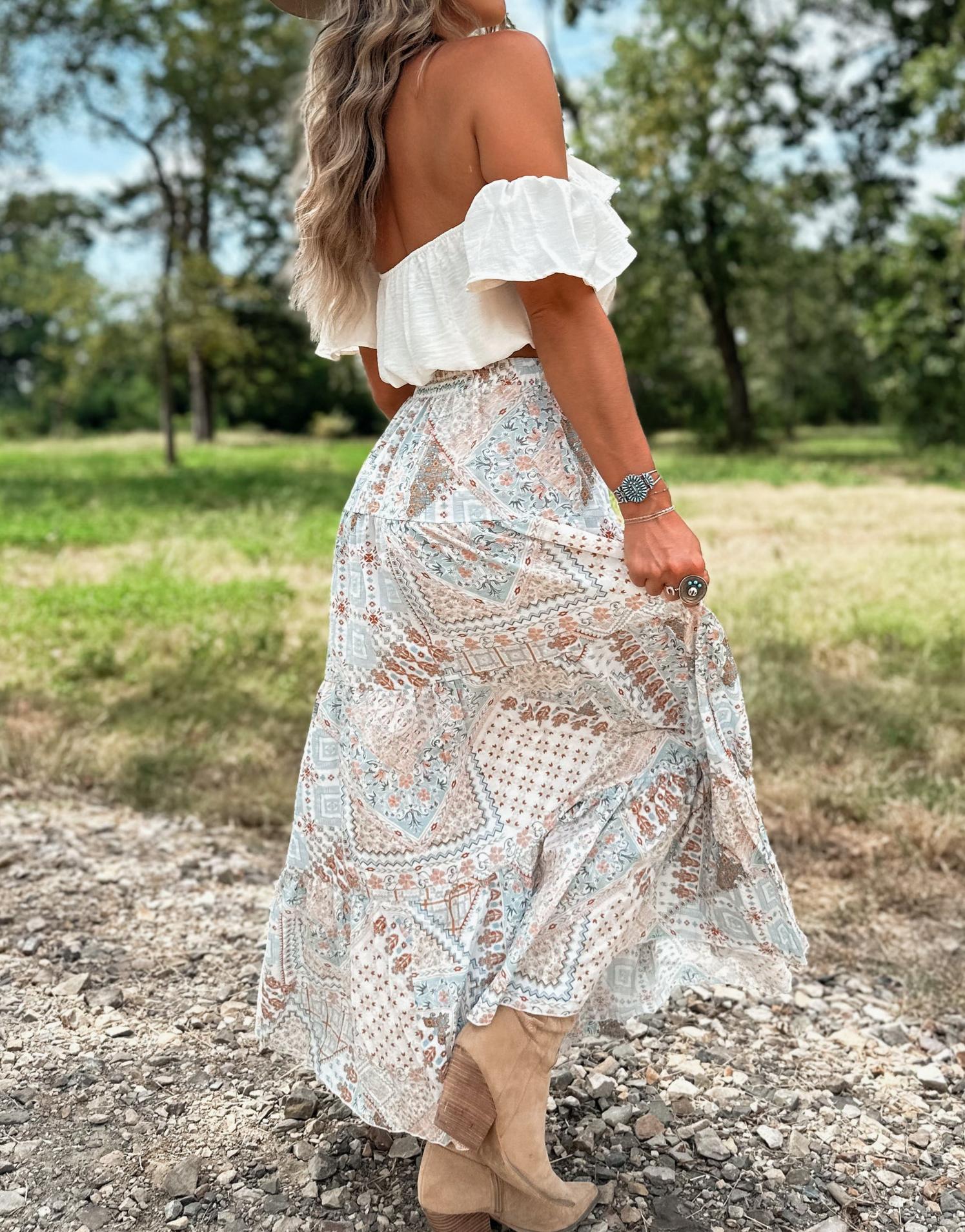 Boho Babe Off The Shoulder Top
