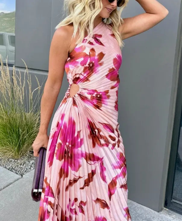 Songs of Summer Asymmetrical Maxi Dress