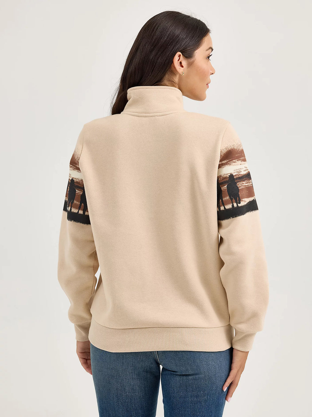 Women's Western Quarter Zip Sweatshirt