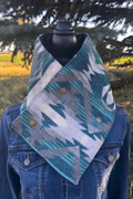 Western Cowboy Aztec Warm Neck Hood