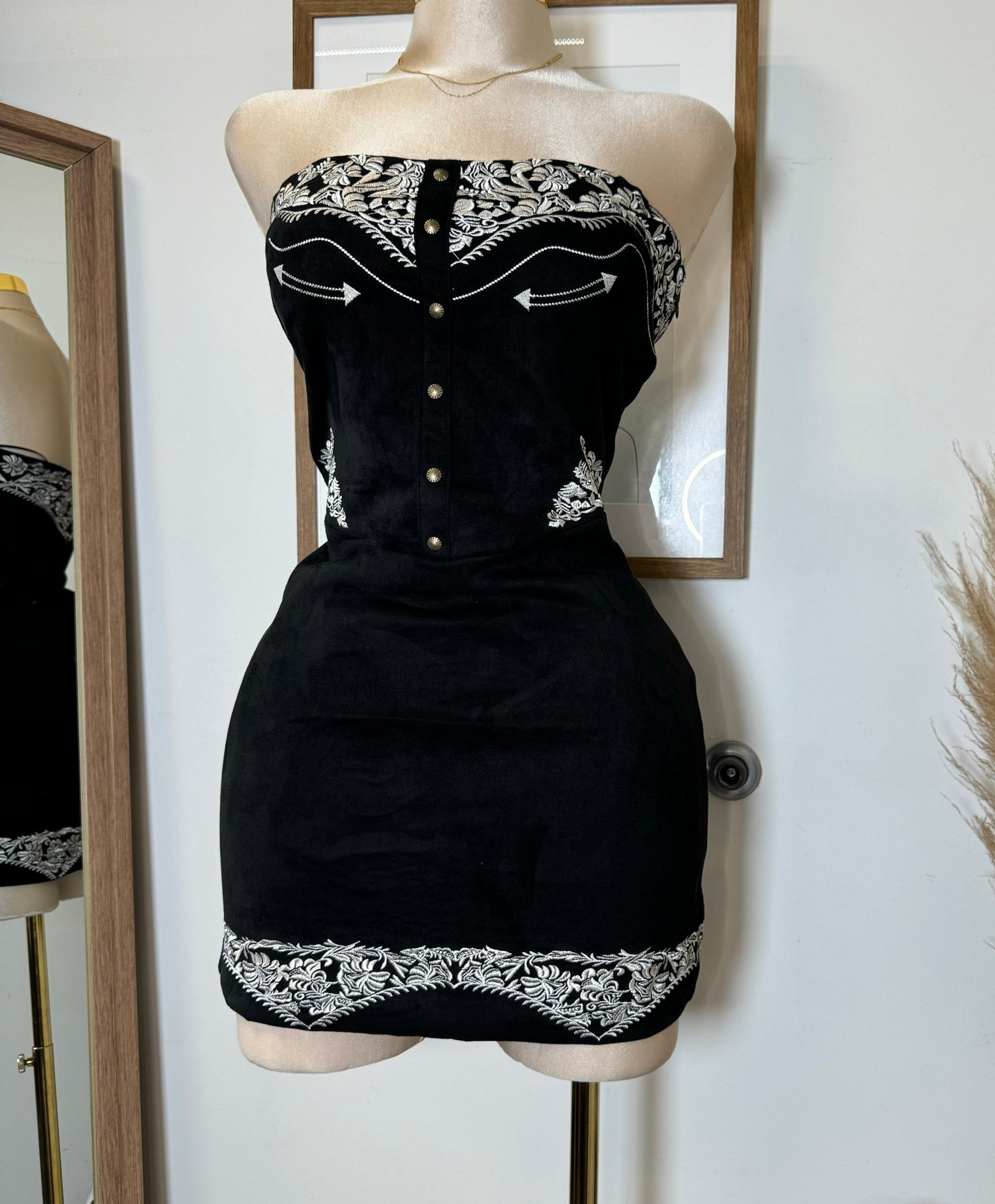 Women's Suede Dress