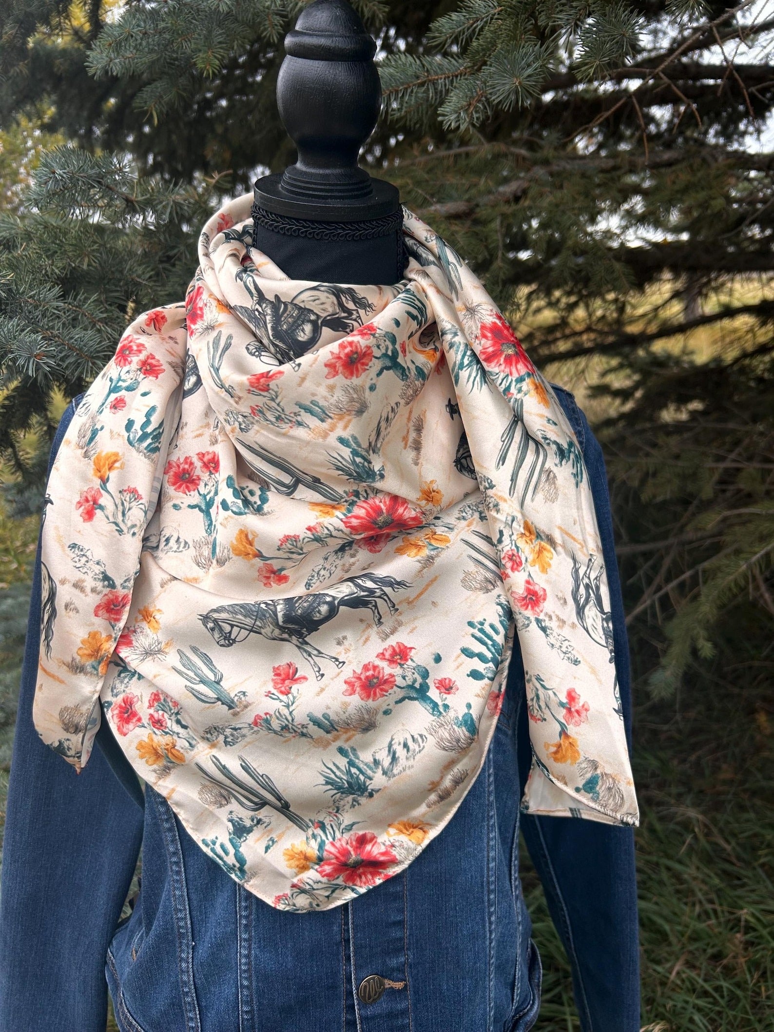 Western wild rag cowboy scarf
