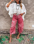 Darby Barrel Jean (Berry)
