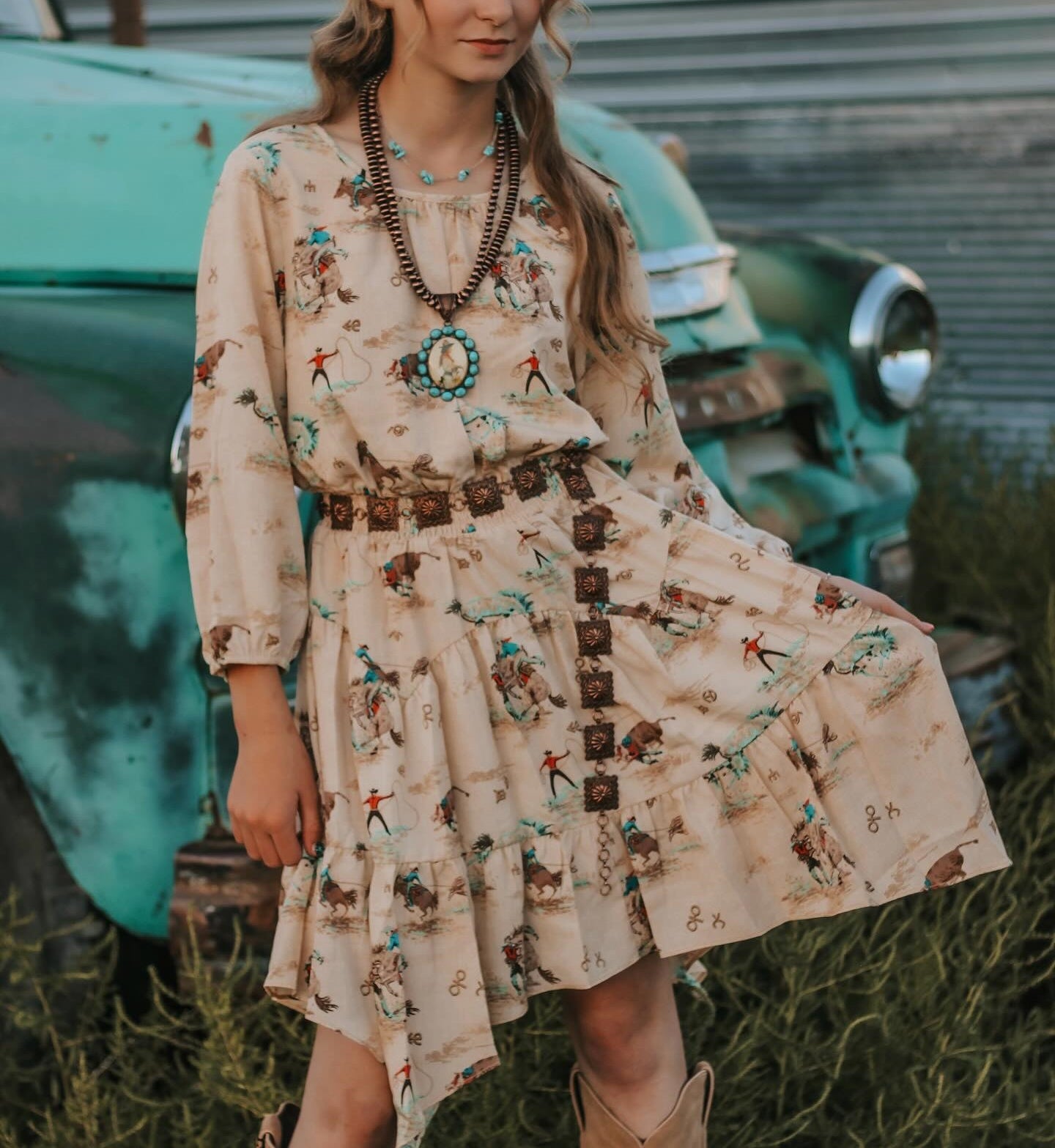 Women's Handkerchief Multi Color  Dress