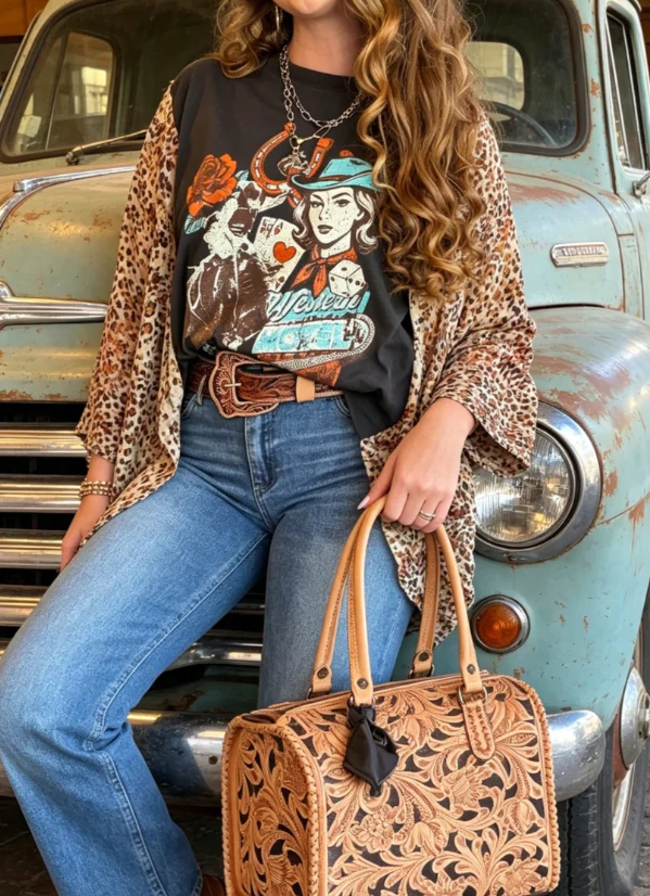 Bohemian  Kimono Top