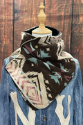 Western Cowboy Aztec Warm Neck Hood