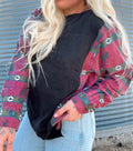 Northern Cowboy Patchwork Top