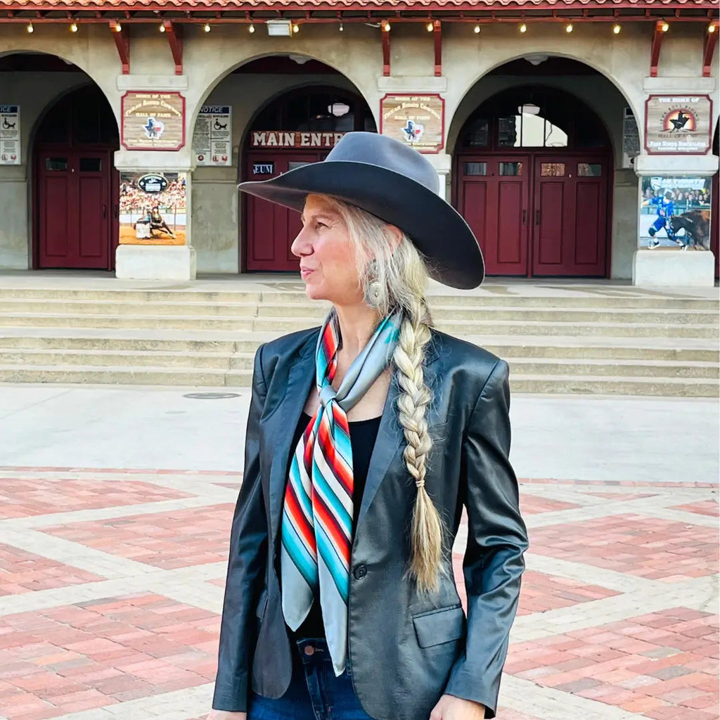 Serape Wild Rags (Burning Daylight) Silk Scarf