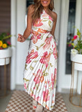 After Hours Pleated Maxi Dress