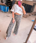 The Sagebrush Camo Barrel Jeans