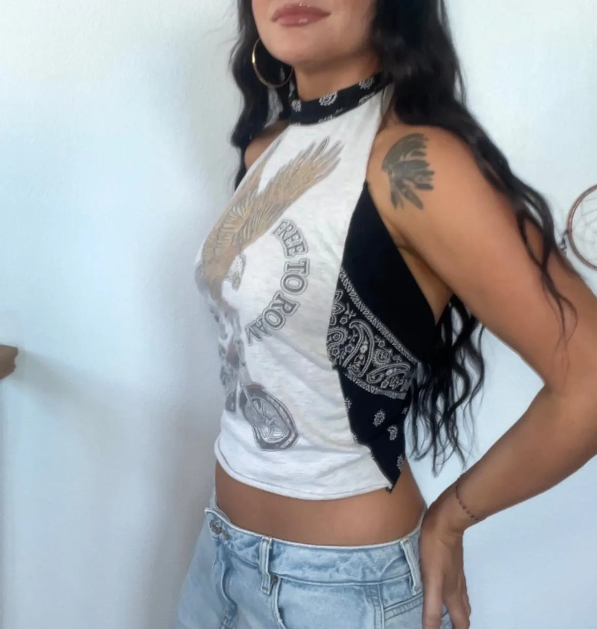 Harley Davidson  Halter  Tee