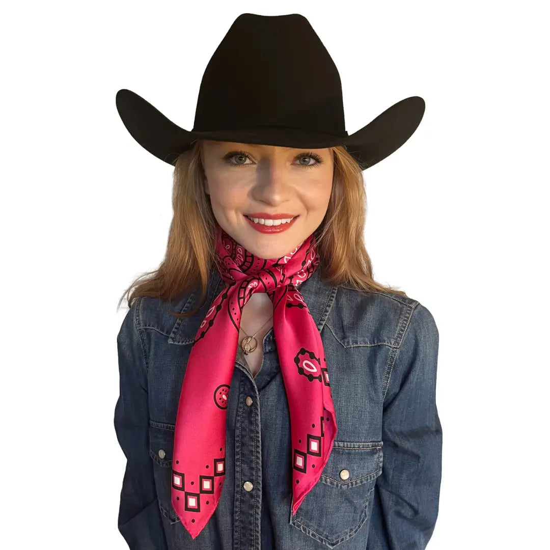 Paisley Wild Rags (Flamingo) Pink Silk Scarf