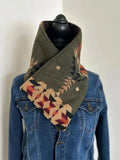 Western Cowboy Aztec Warm Neck Hood
