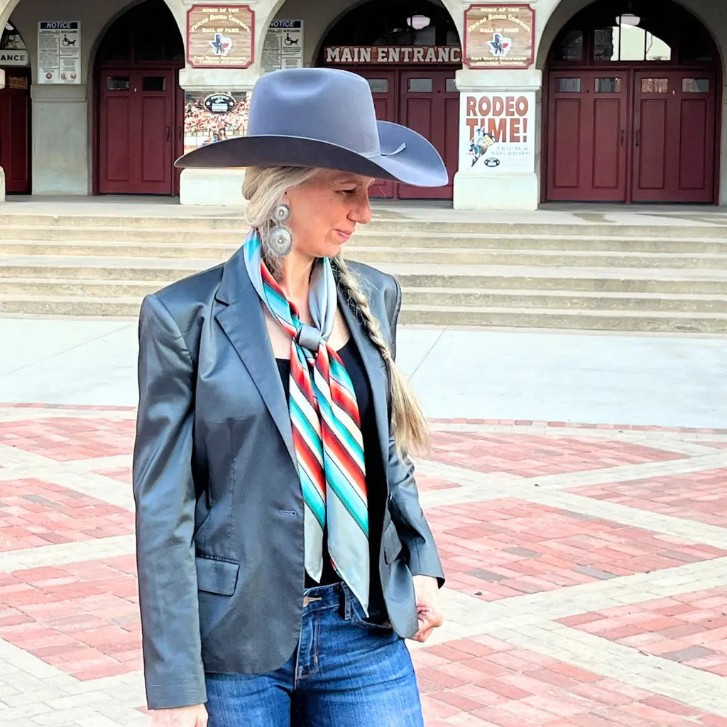 Serape Wild Rags (Burning Daylight) Silk Scarf