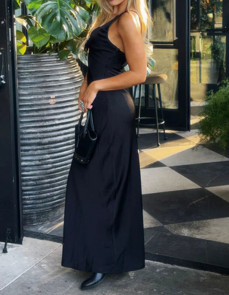 Stacy Black Maxi Dress