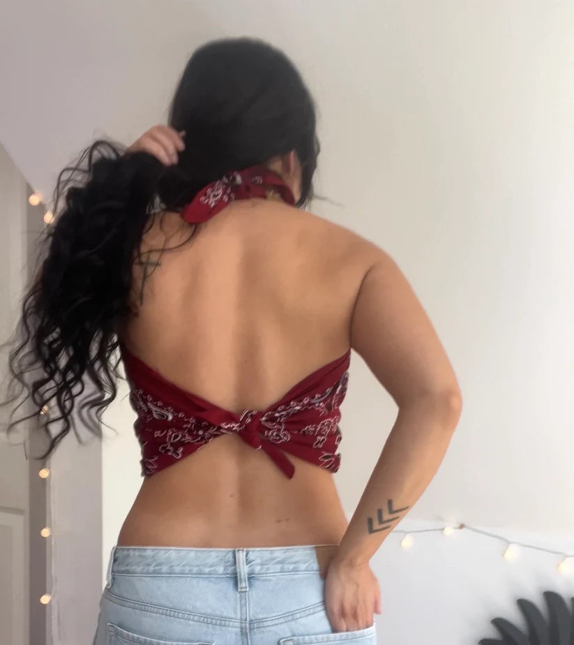 Budweiser Flame Halter Top
