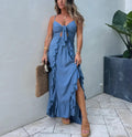 Salt Water Whispers Maxi Dress Indigo