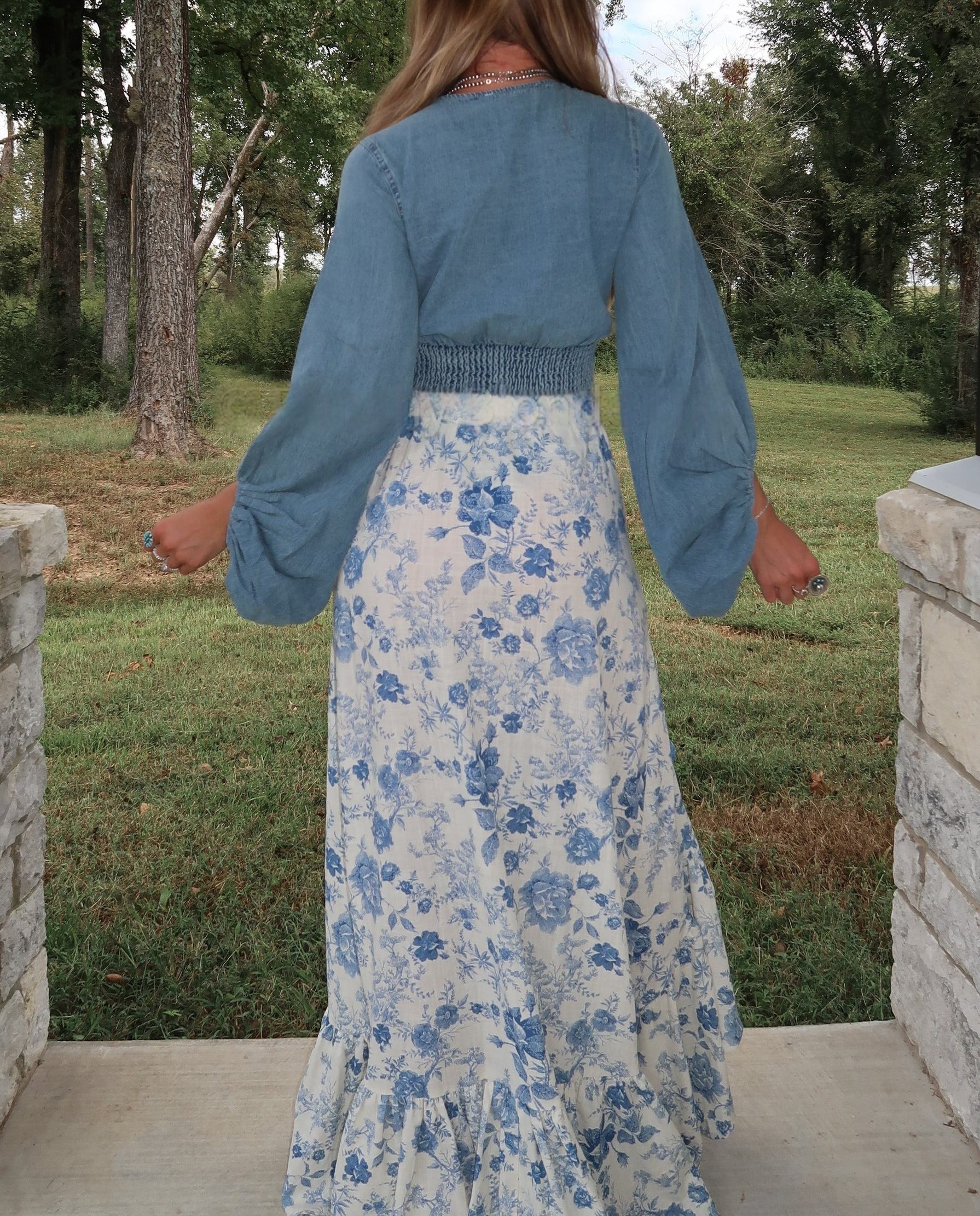 Westem Dime Denim Top