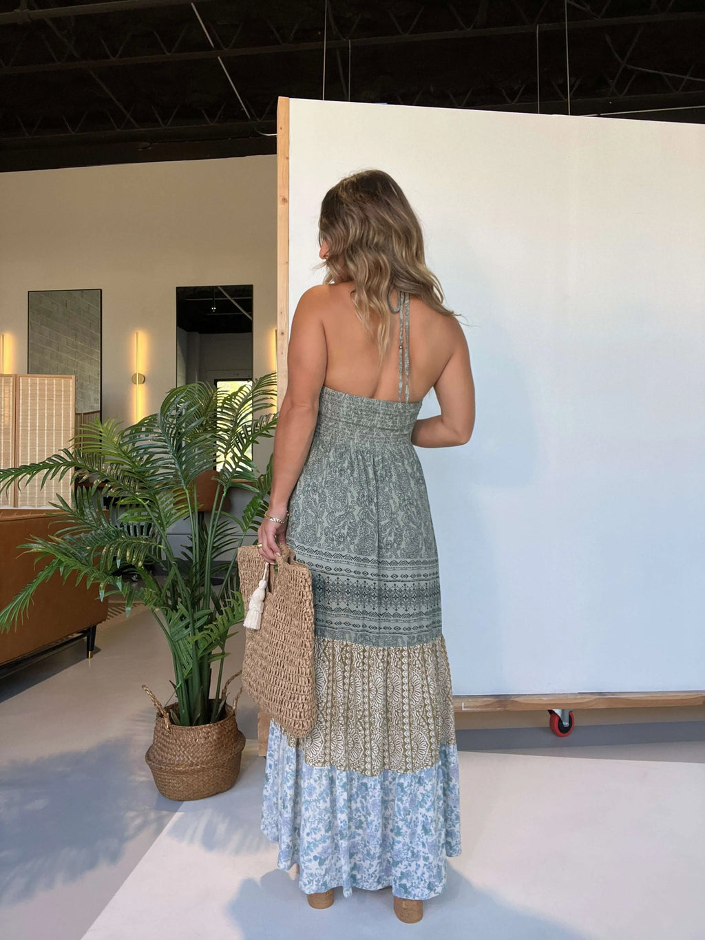 Dawn Before Daylight Tiered Maxi Dress Jade