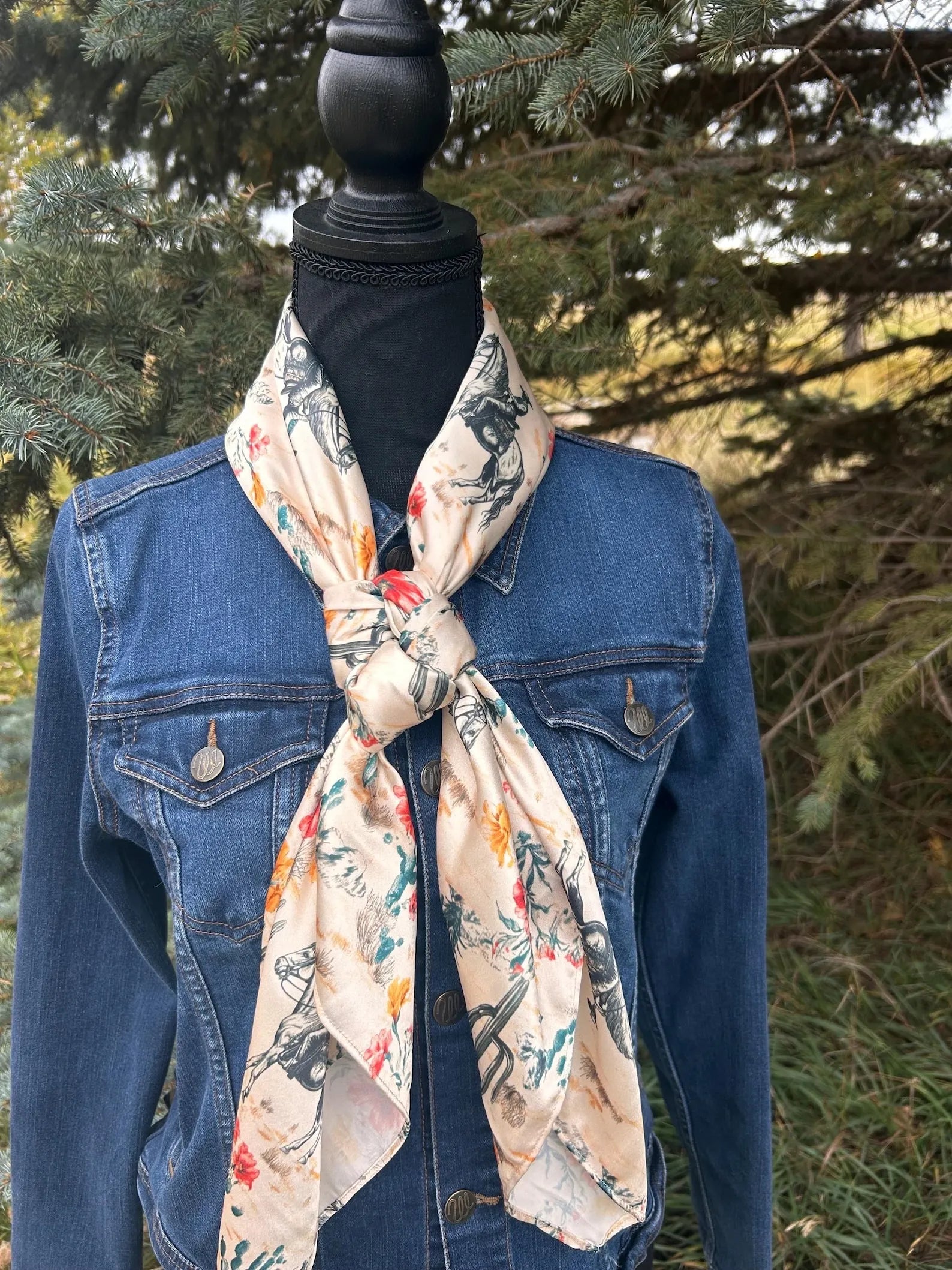 Western wild rag cowboy scarf