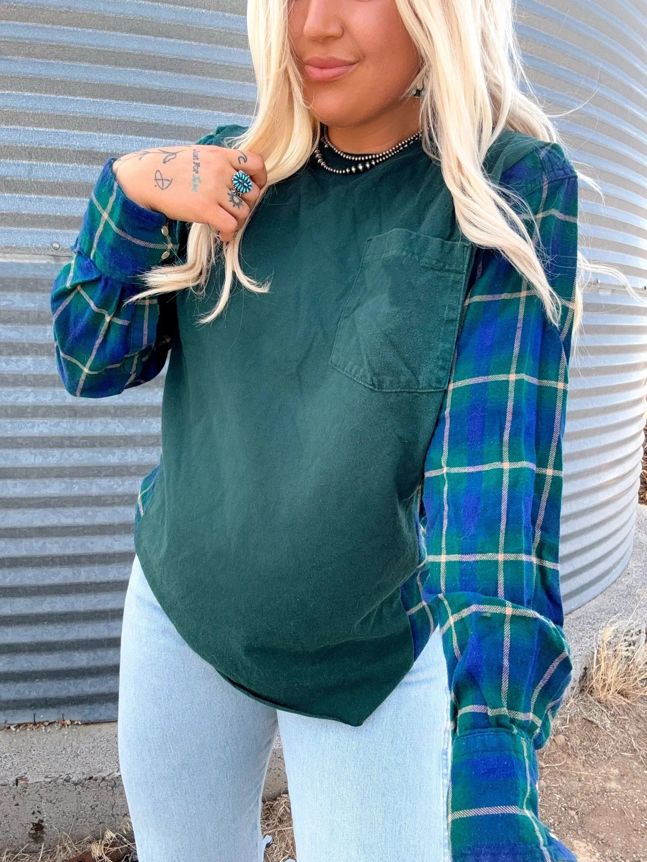 Working Man’s Flannel Top