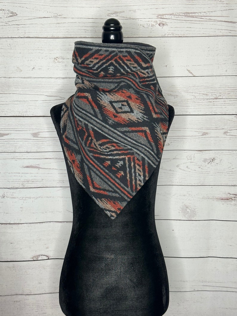 Granite Western Aztec Warm Neck Hood