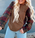 Your Man’s Shirt Patchwork Top