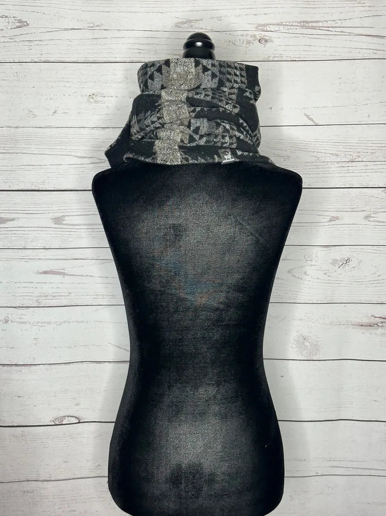 Driftwood Western Aztec Warm Neck Hood