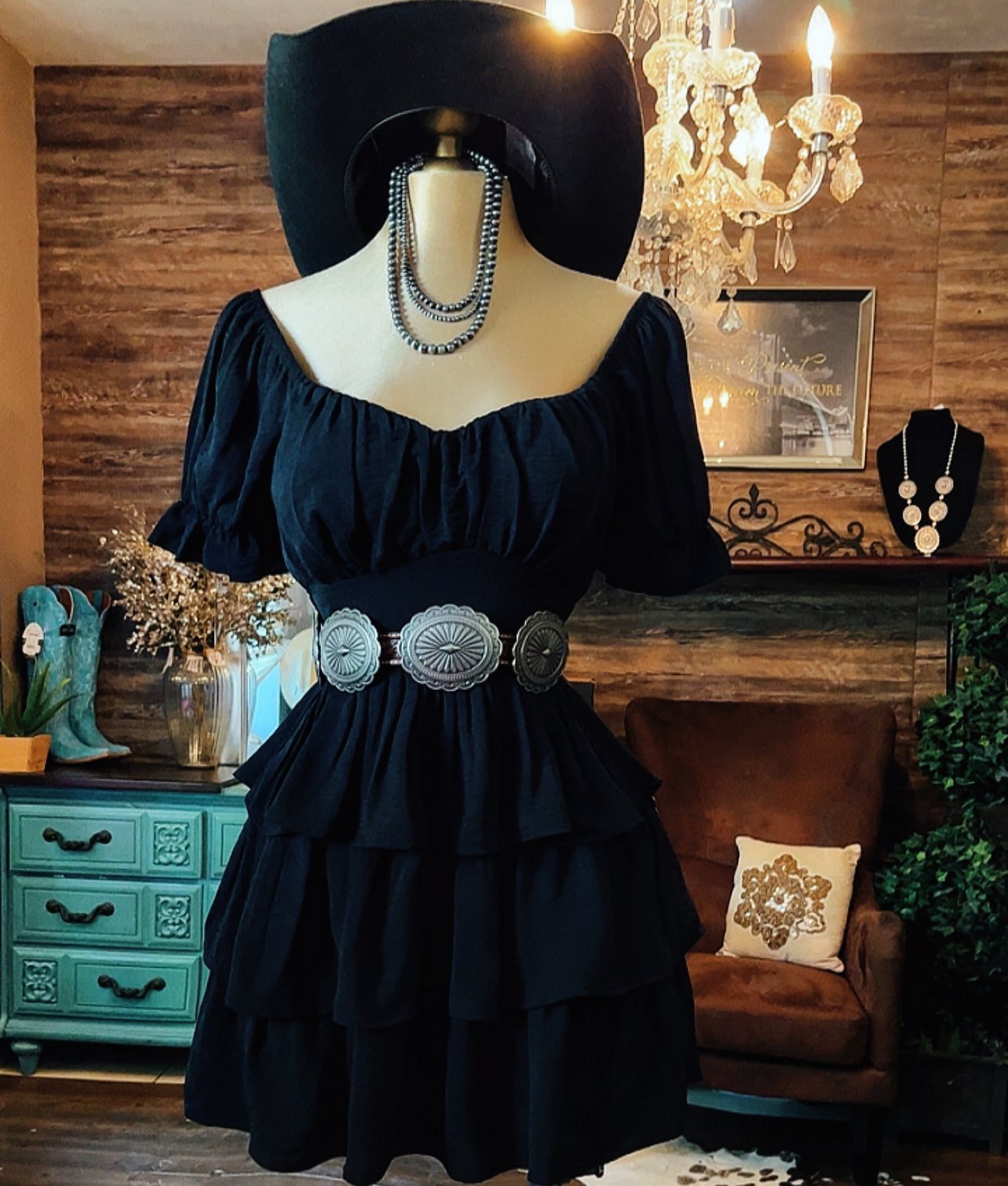 Women's Black Mini Dress