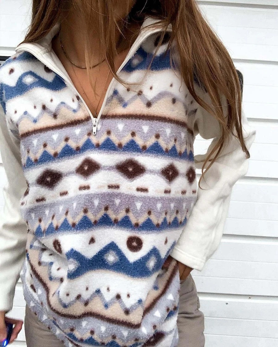 Patchwork Sweatshirt a647