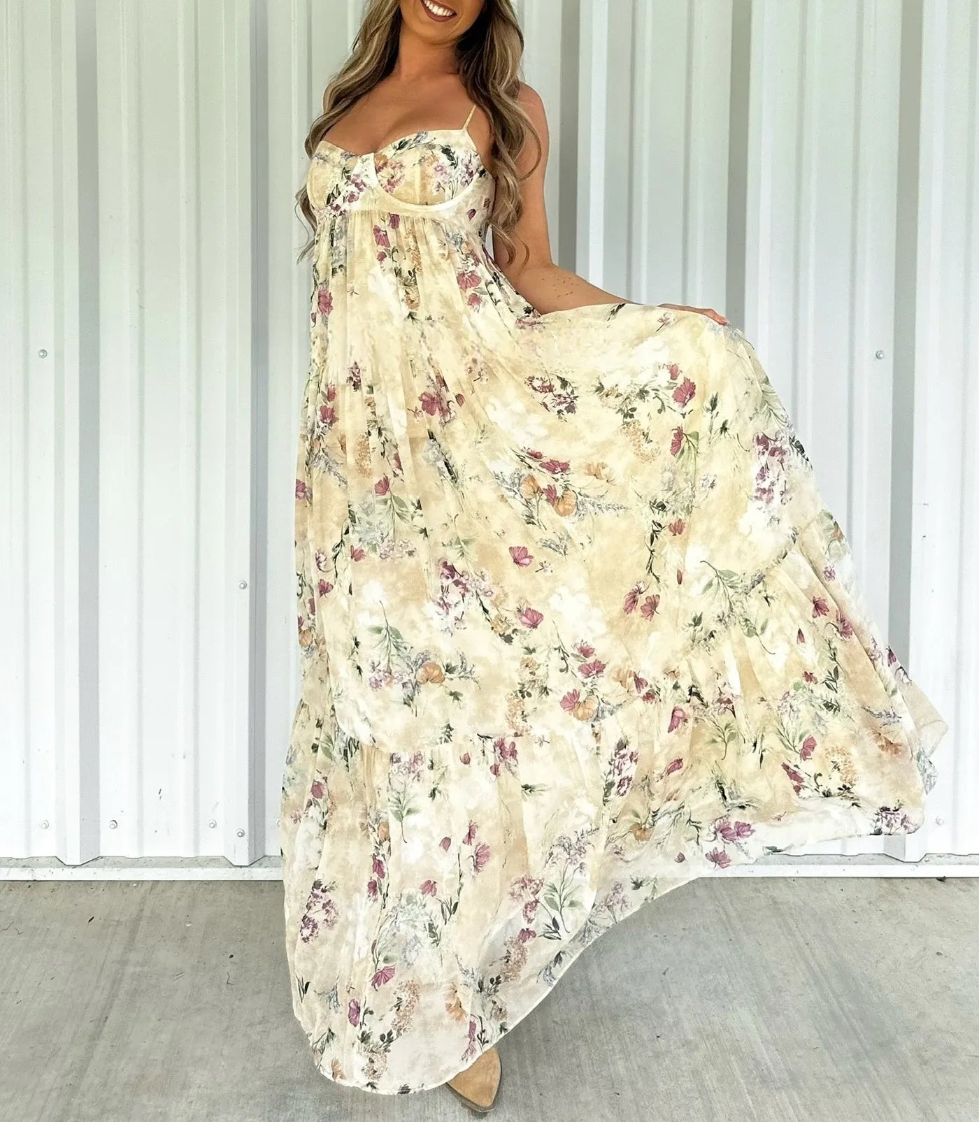 Mellifluous Morning Maxi Dress