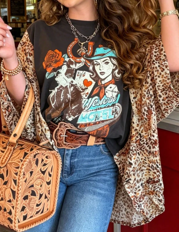 Bohemian  Kimono Top