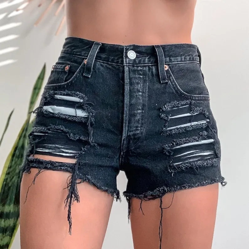 Women's Vintage Ripped Jeans