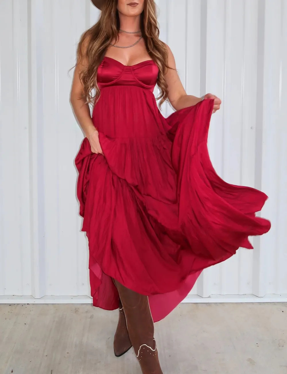 Scarlet Silhouette MaxiDress