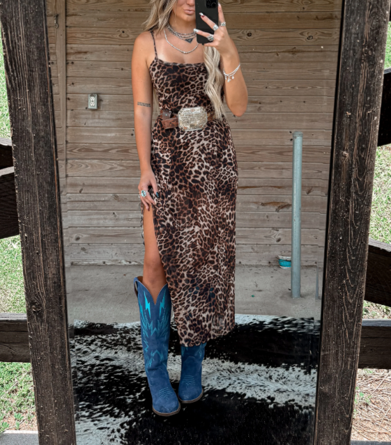 The Tiff Dress- Leopard