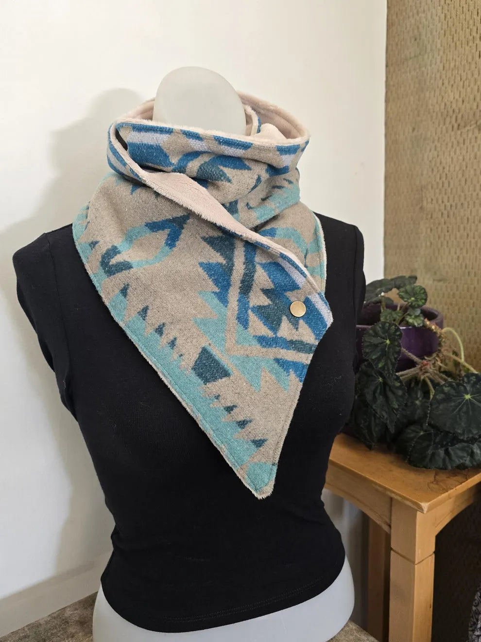 Pewter Blue Southwest Adventure Scarf unisex scarf