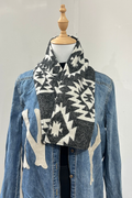 Western Cowboy Aztec Warm Neck Hood
