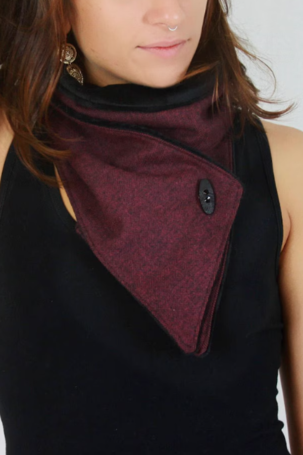 Burgundy  Scarf