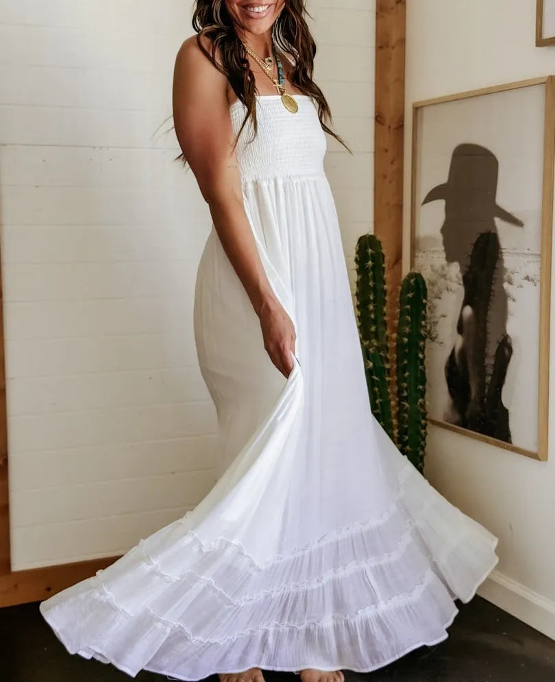 Women's Summer Spaghetti-Strap Dress