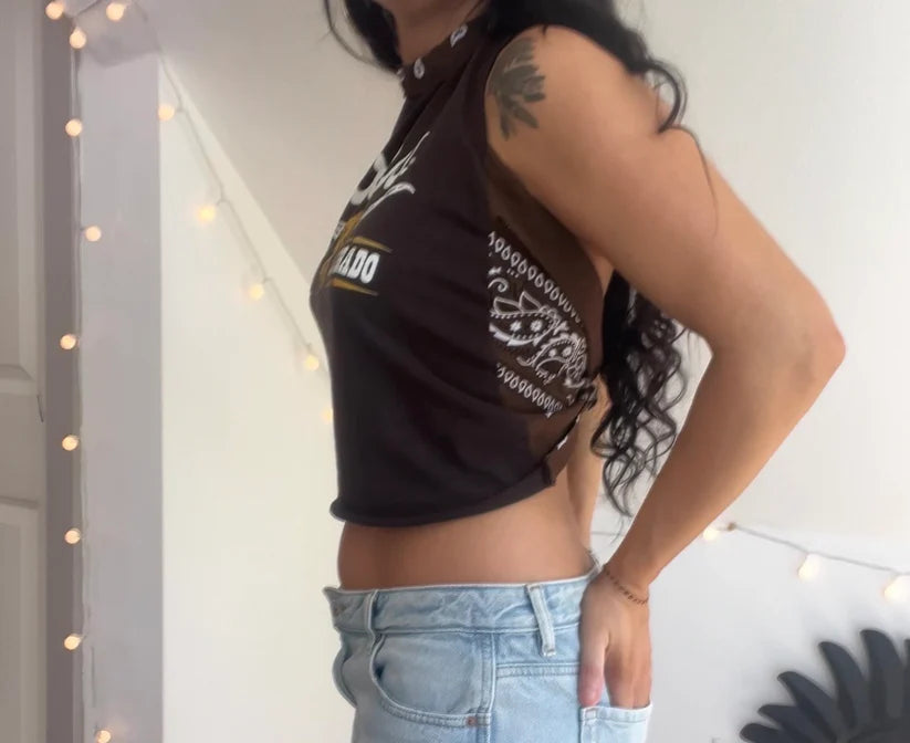 Coors Flame Halter Top
