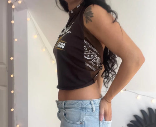Coors Flame Halter Top