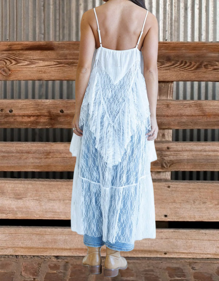 Drifting Away Lace Top