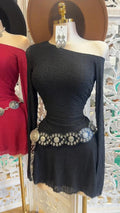 Sexy Lace Stretch Mini Dress