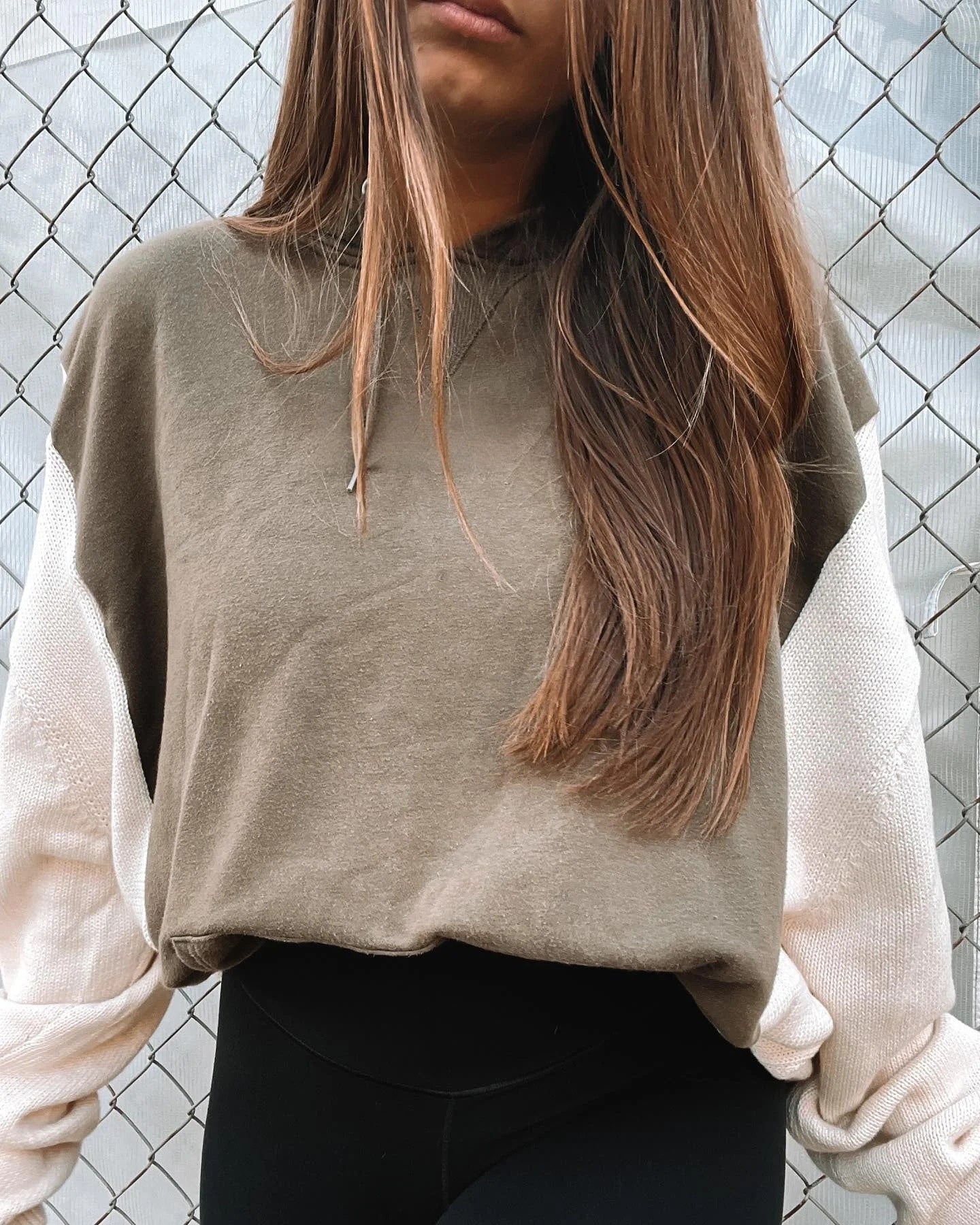 Green Sweater Hoodie 4898
