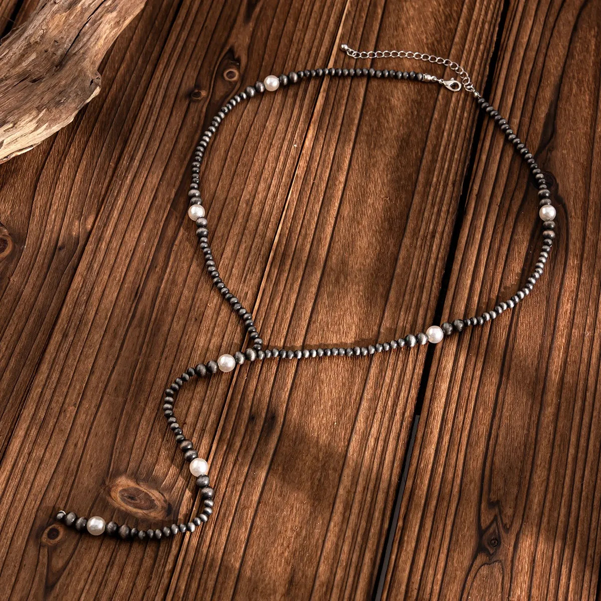 Y-shaped Beaded Necklace Jewelry