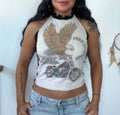 Harley Davidson  Halter  Tee